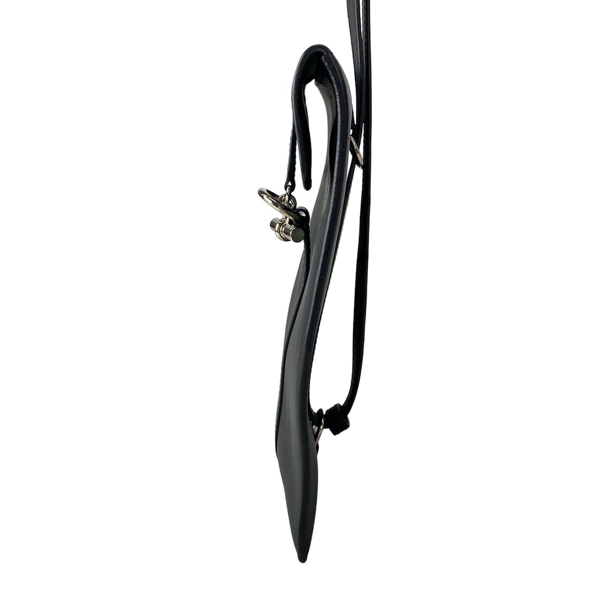 Hermes Shoulder Bag Grenant Go Black Silver — view 4