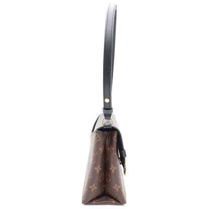 Louis Vuitton Monogram Saint Michel Epi Leather Shoulder Bag Gold Black Brown — view 3