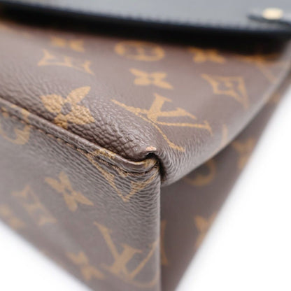 Louis Vuitton Monogram Saint Michel Epi Leather Shoulder Bag Gold Black Brown — view 6