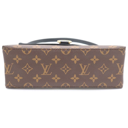 Louis Vuitton Monogram Saint Michel Epi Leather Shoulder Bag Gold Black Brown — view 4