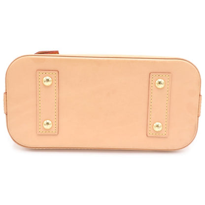 Louis Vuitton Monogram Alma BB 2-Way Shoulder Bag Brown Leather Gold — view 4