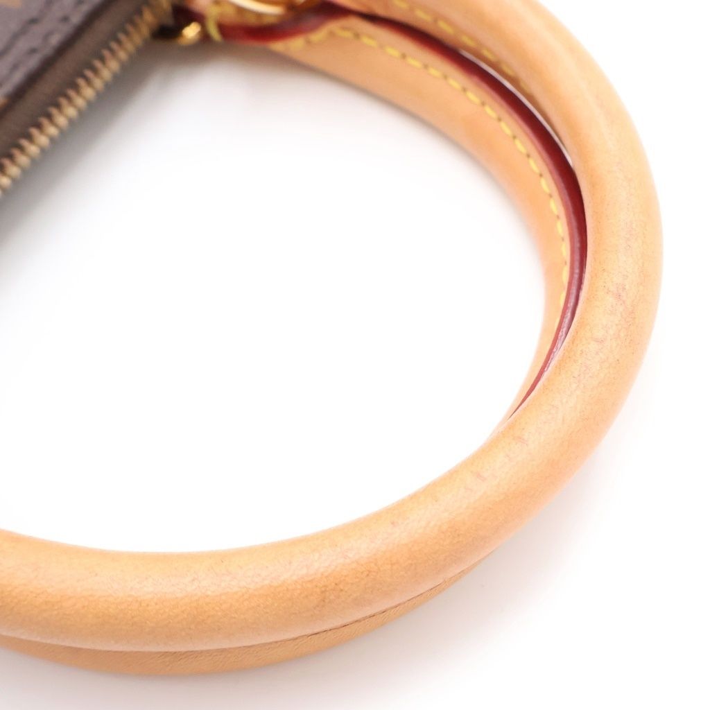 Louis Vuitton Monogram Alma BB 2-Way Shoulder Bag Brown Leather Gold — view 6