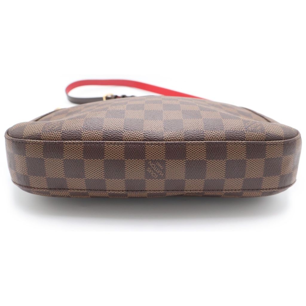 Louis Vuitton Damier Southbank Shoulder Bag Brown Leather Gold — view 4