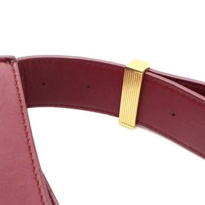 Bottega Veneta Marie Shoulder Bag Red Burgundy Leather Gold — view 6