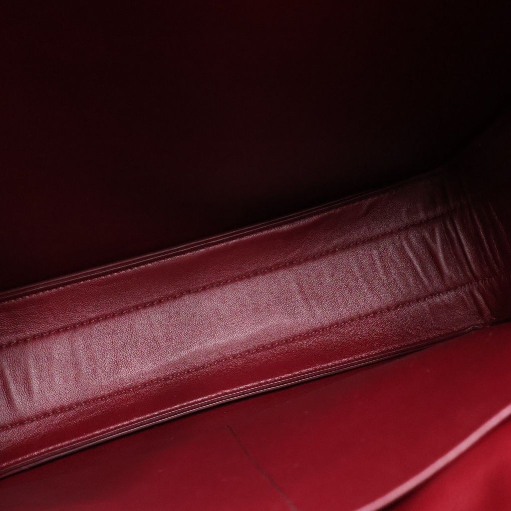 Bottega Veneta Marie Shoulder Bag Red Burgundy Leather Gold — view 5