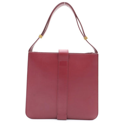 Bottega Veneta Marie Shoulder Bag Red Burgundy Leather Gold — view 2