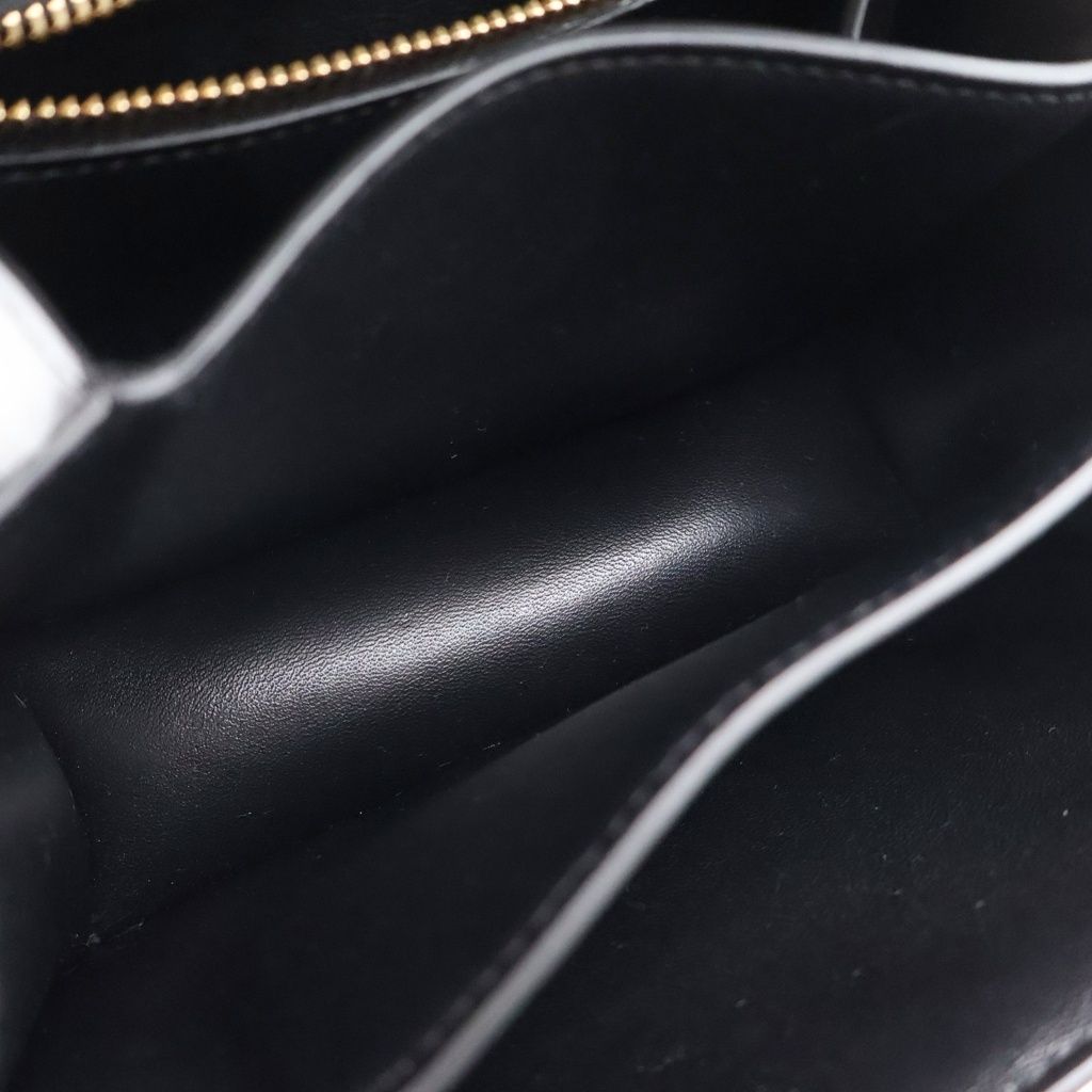 Celine Classic Box Mini Shoulder Bag Black Leather Gold — view 5