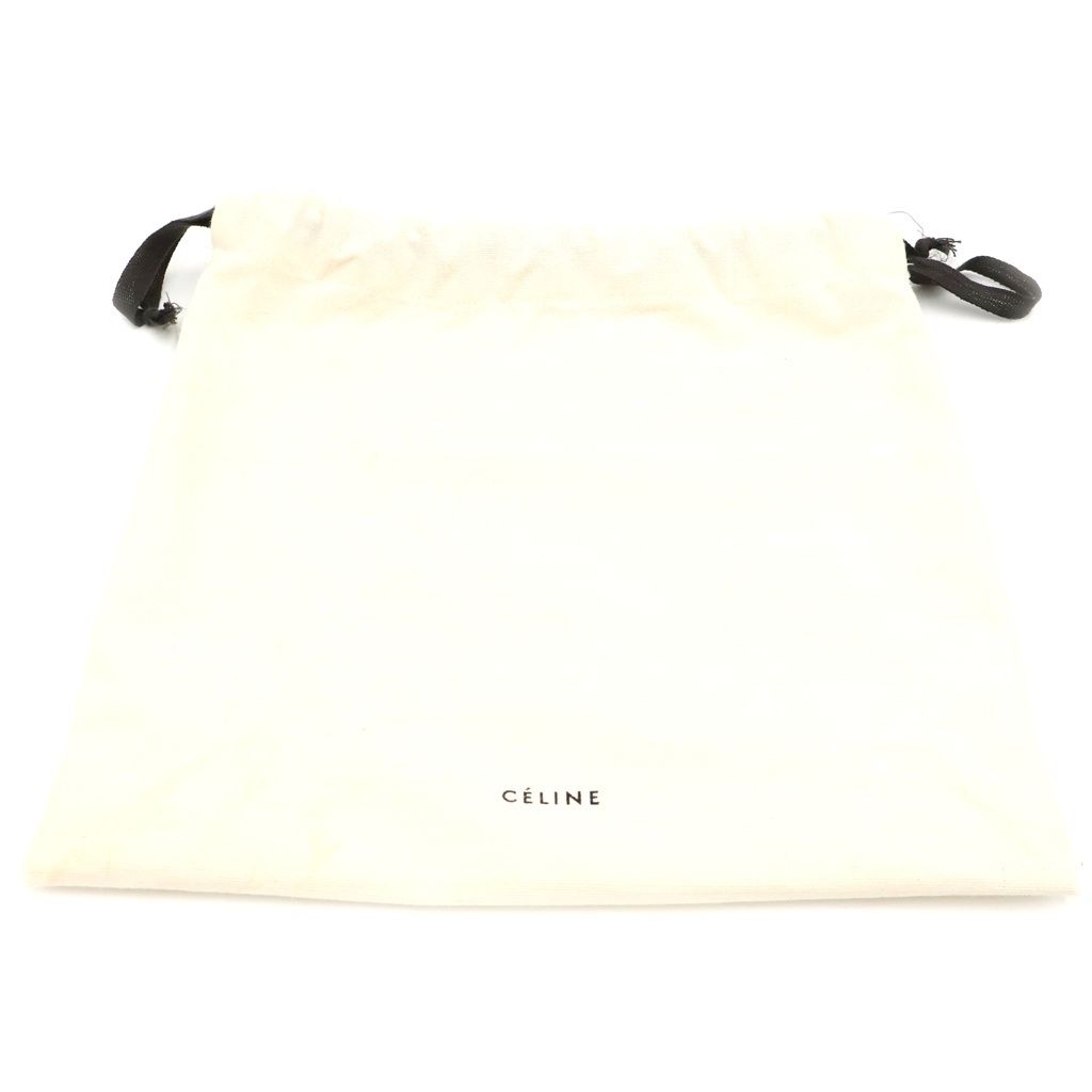 Celine Classic Box Mini Shoulder Bag Black Leather Gold — view 6