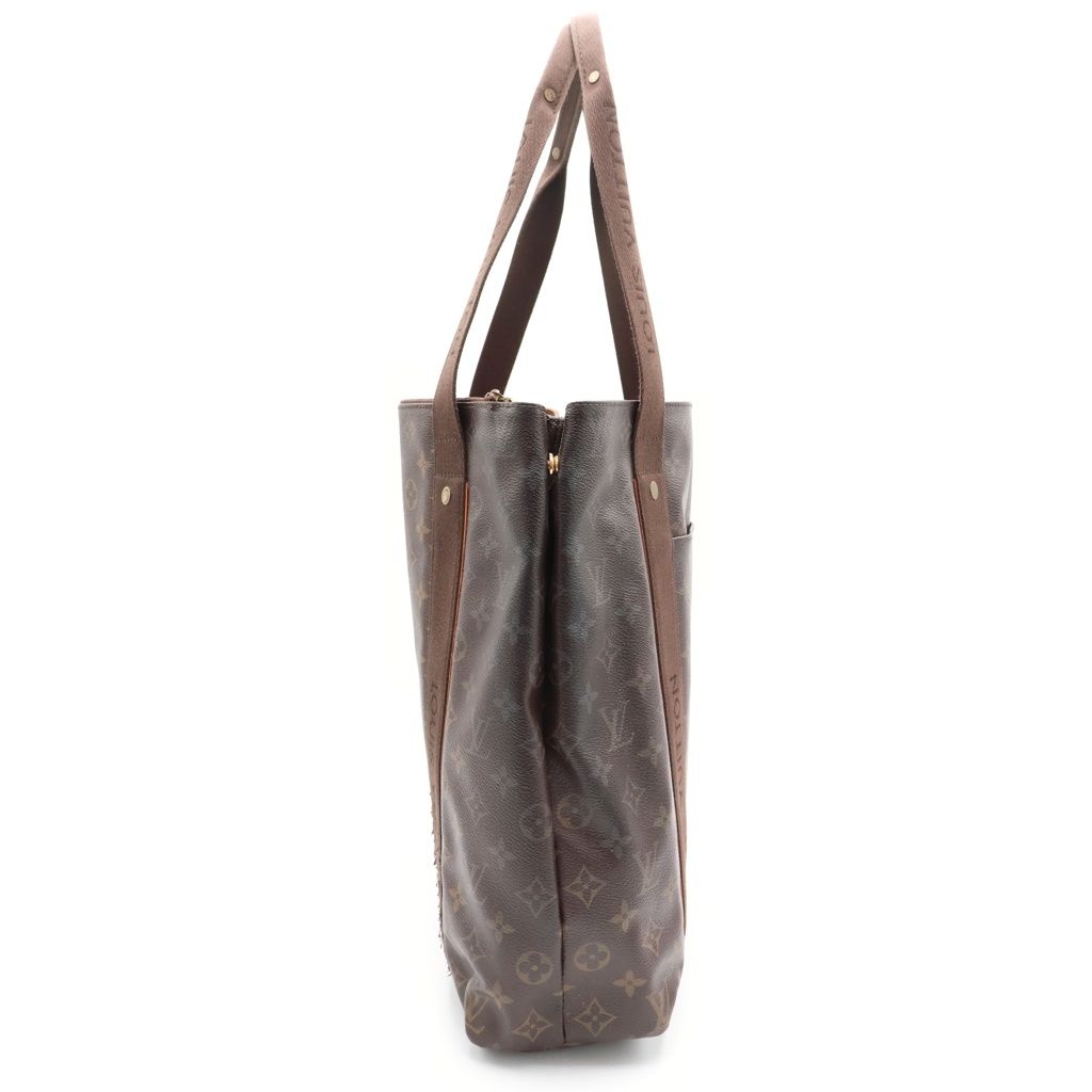 Louis Vuitton Monogram Kababob Tote Brown Leather Gold — view 3