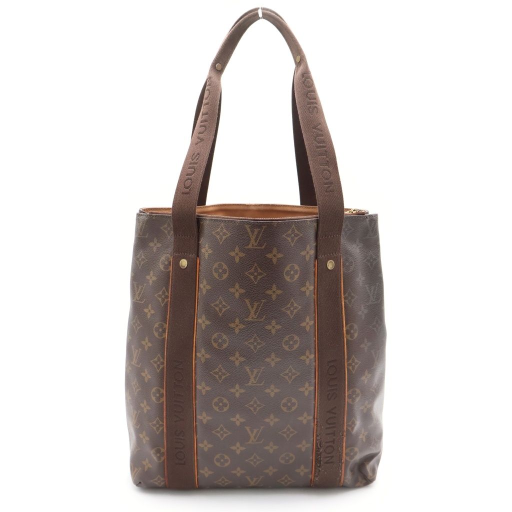 Louis Vuitton Monogram Kababob Tote Brown Leather Gold — view 2