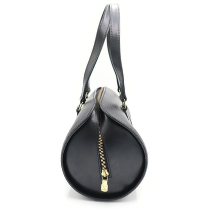 Louis Vuitton Epi Souflo Handbag Black Noir Leather Gold — view 3