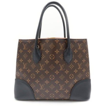 Louis Vuitton Monogram Flandrine 2-Way Shoulder Bag Tote Brown Black Noir — view 2