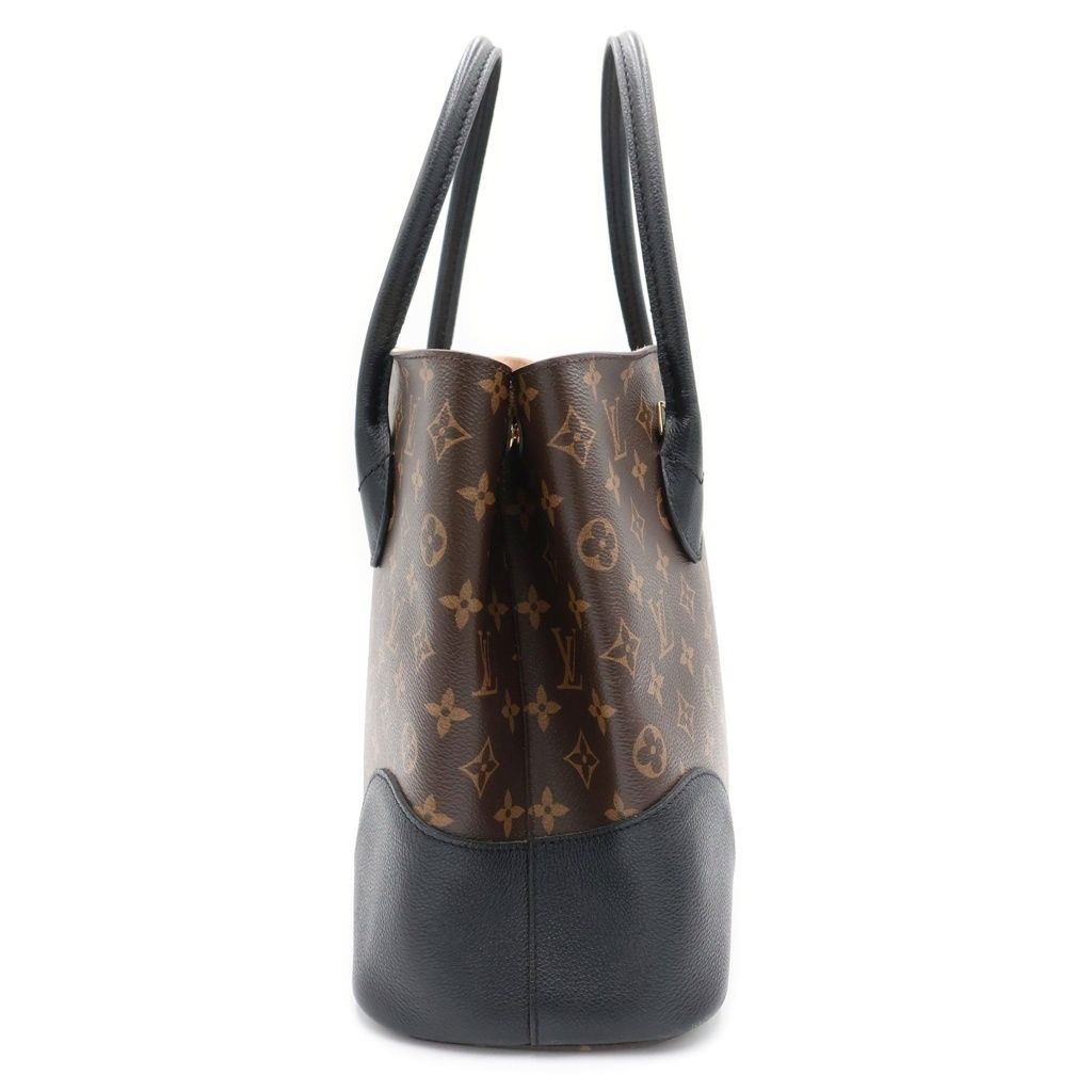 Louis Vuitton Monogram Flandrine 2-Way Shoulder Bag Tote Brown Black Noir — view 3