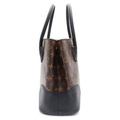 Louis Vuitton Monogram Flandrine 2-Way Shoulder Bag Tote Brown Black Noir — view 3