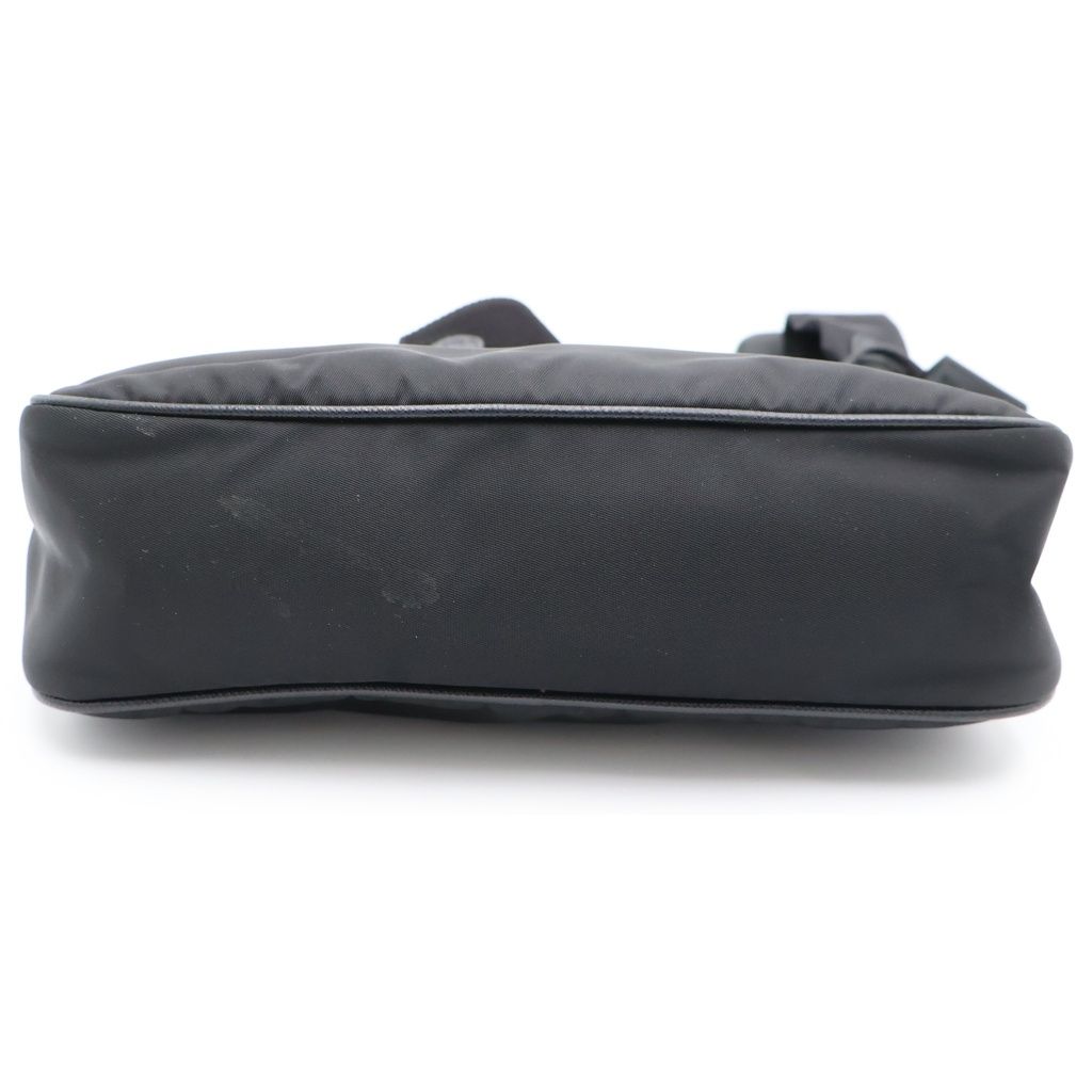 Prada Re Edition Re-Nylon Shoulder Bag Black Silver — view 4