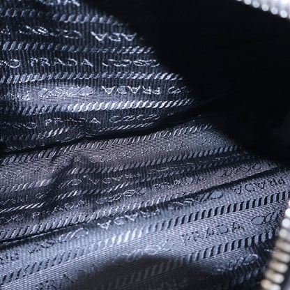 Prada Re Edition Re-Nylon Shoulder Bag Black Silver — view 5