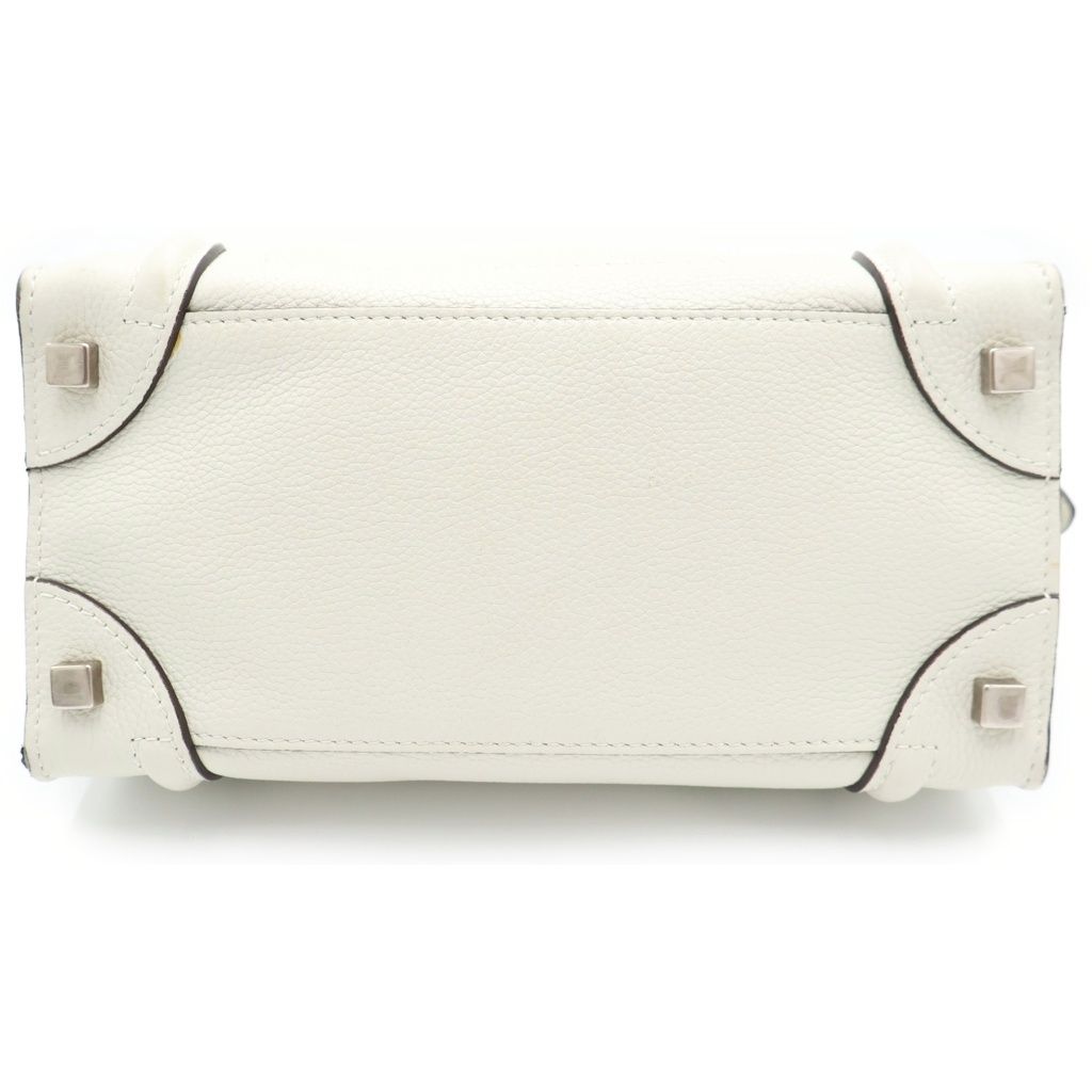 Celine Luggage Micro Handbag Mint — view 4