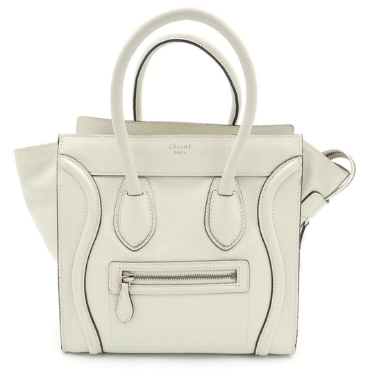 Celine Luggage Micro Handbag Mint