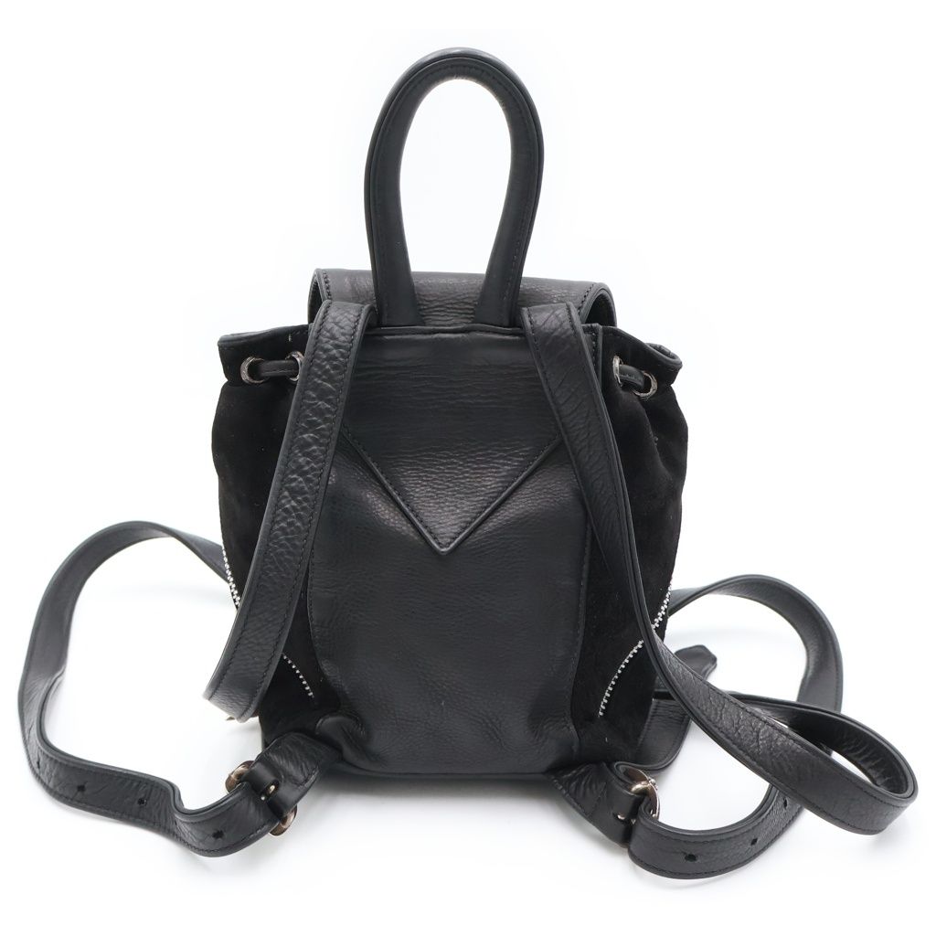 Chrome Hearts Mini Iggy Backpack Mini Suede Leather Dagger Black — view 2