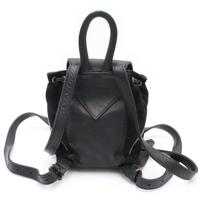 Chrome Hearts Mini Iggy Backpack Mini Suede Leather Dagger Black — view 2
