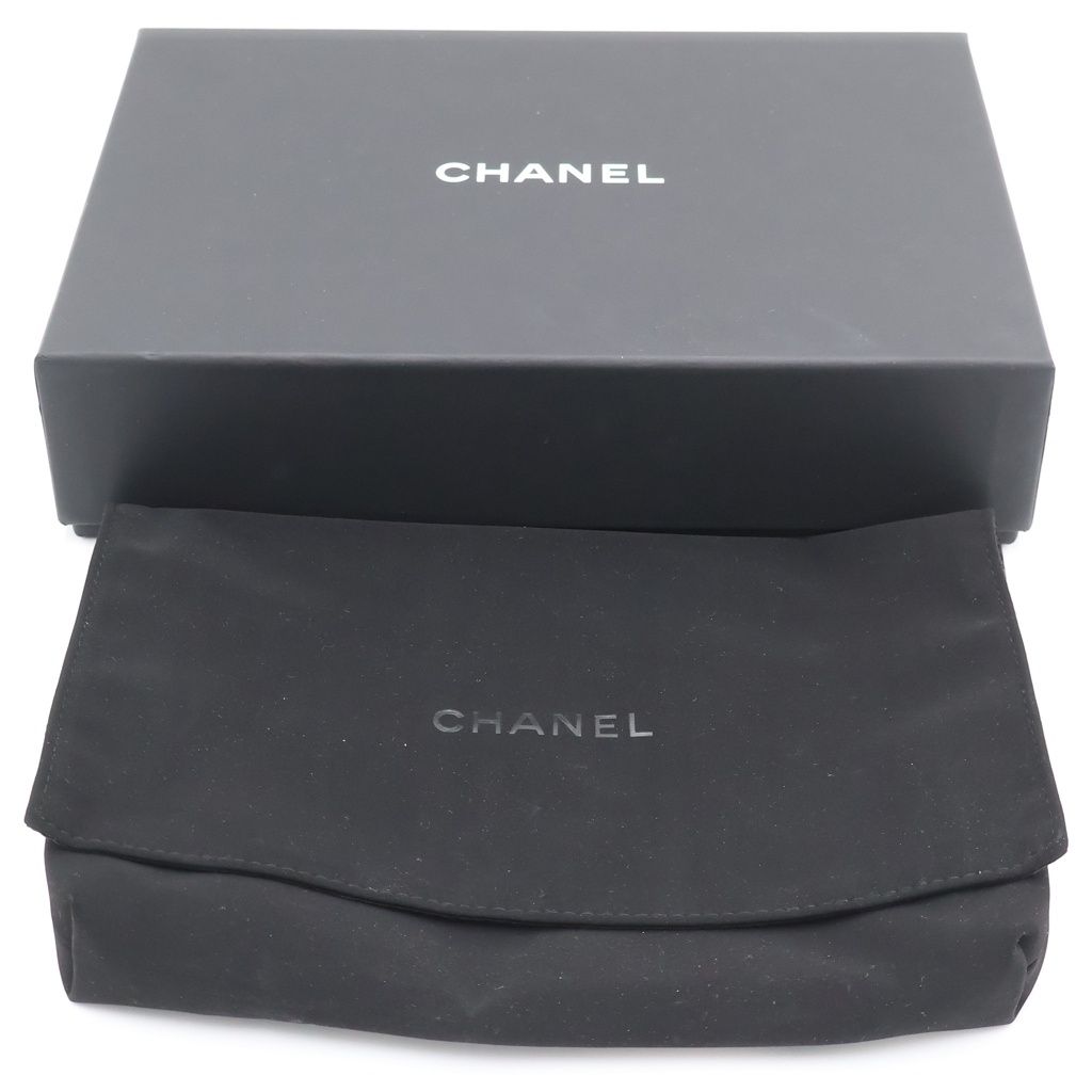 Chanel Quilted Phone Case Shoulder Bag Mini Chain Black Pink Lambskin Gold — view 6