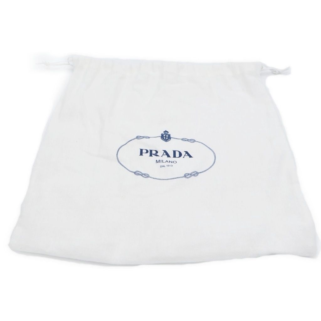 Prada Re Edition One Mini Shoulder Bag Black Nylon Leather Silver — view 6