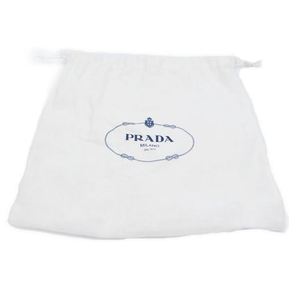 Prada Re Edition One Mini Shoulder Bag Black Nylon Leather Silver — view 6
