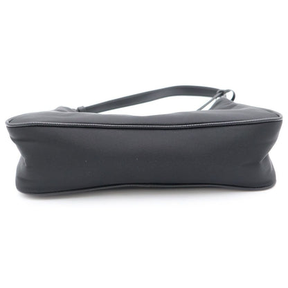 Prada Re Edition One Mini Shoulder Bag Black Nylon Leather Silver — view 4