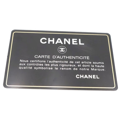 Chanel Quilted Round Chain Mini Shoulder Bag Black Caviar Leather Silver — view 6