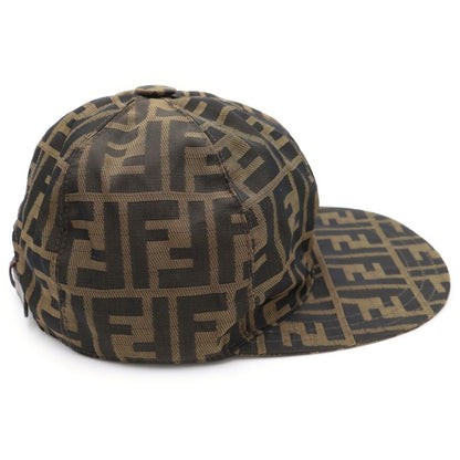 Fendi Zucca Allover Pattern Baseball Cap Hat Brown — view 3