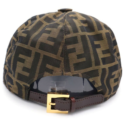 Fendi Zucca Allover Pattern Baseball Cap Hat Brown — view 2