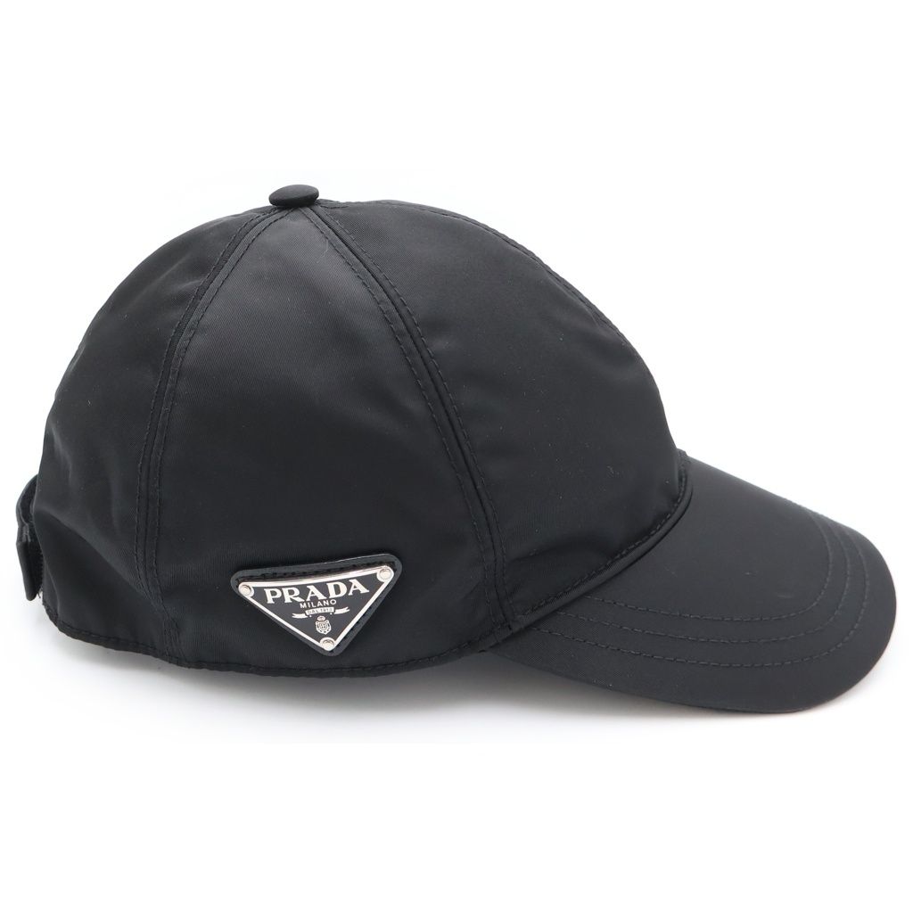 Prada Re-Nylon Baseball Cap Black — view 3