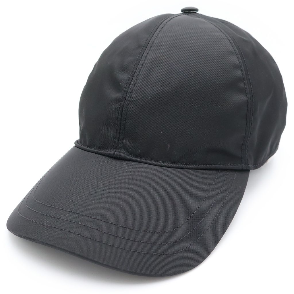 Prada Re-Nylon Baseball Cap Black