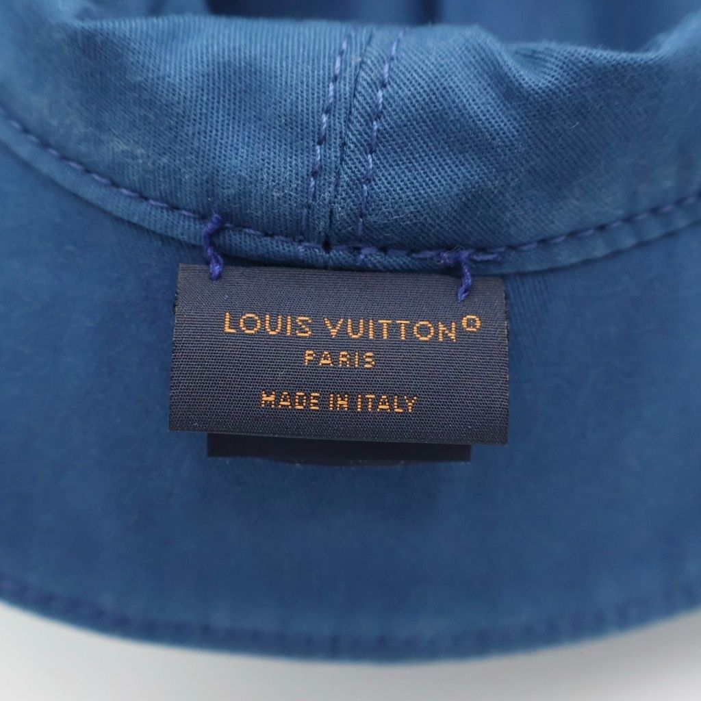 Louis Vuitton Monogram Essential Reversible Bucket Hat Indigo — view 8