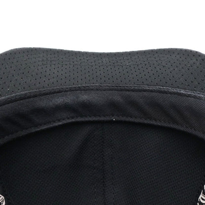 Chrome Hearts Horse Shoe Embroidery Scroll Label Mesh Cap Hat Black — view 5