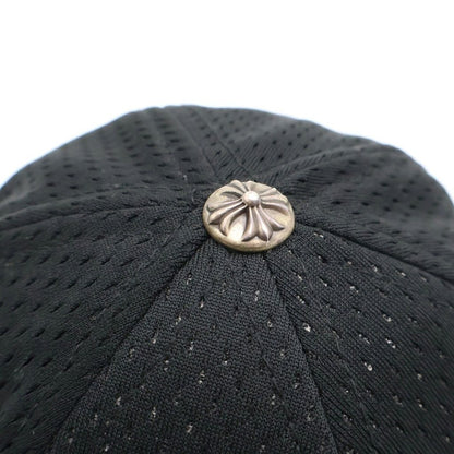 Chrome Hearts Horse Shoe Embroidery Scroll Label Mesh Cap Hat Black — view 6
