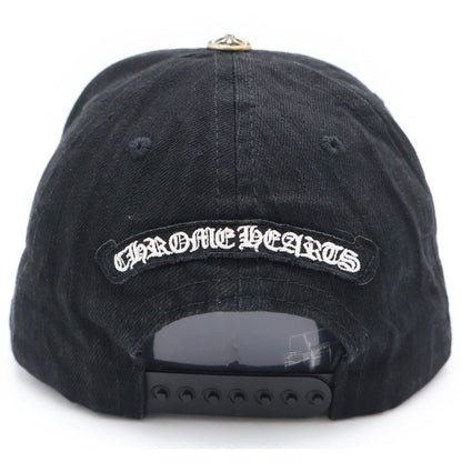 Chrome Hearts Trucker Cap Denim Vain Daga Embroidery Cap Hat Black — view 2