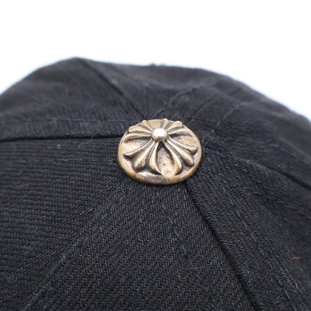Chrome Hearts Trucker Cap Denim Vain Daga Embroidery Cap Hat Black — view 5
