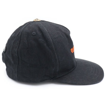 Chrome Hearts Trucker Cap Denim Vain Daga Embroidery Cap Hat Black — view 3