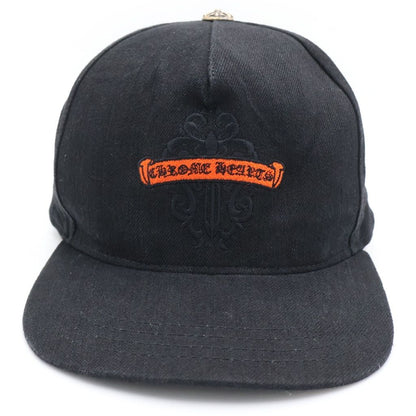 Chrome Hearts Trucker Cap Denim Vain Daga Embroidery Cap Hat Black — view 4