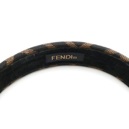 Fendi Zucca Pattern Headband Brown — view 6
