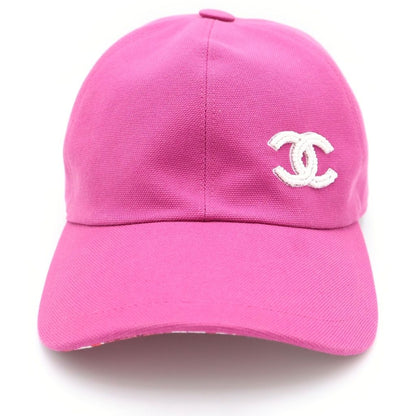 Chanel Beads CC Logo 6 Panel Cap Pink — view 4