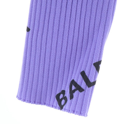Balenciaga Logo Knit Purple XS Sweater — view 5