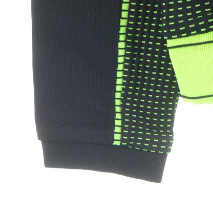 Gucci Hem Logo Jacquard Zip Up Track Jacket Black Yellow — view 6