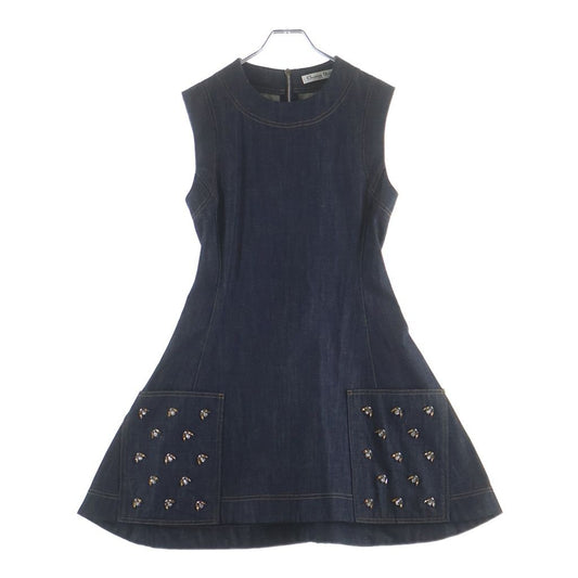 Dior Visual Dress Navy