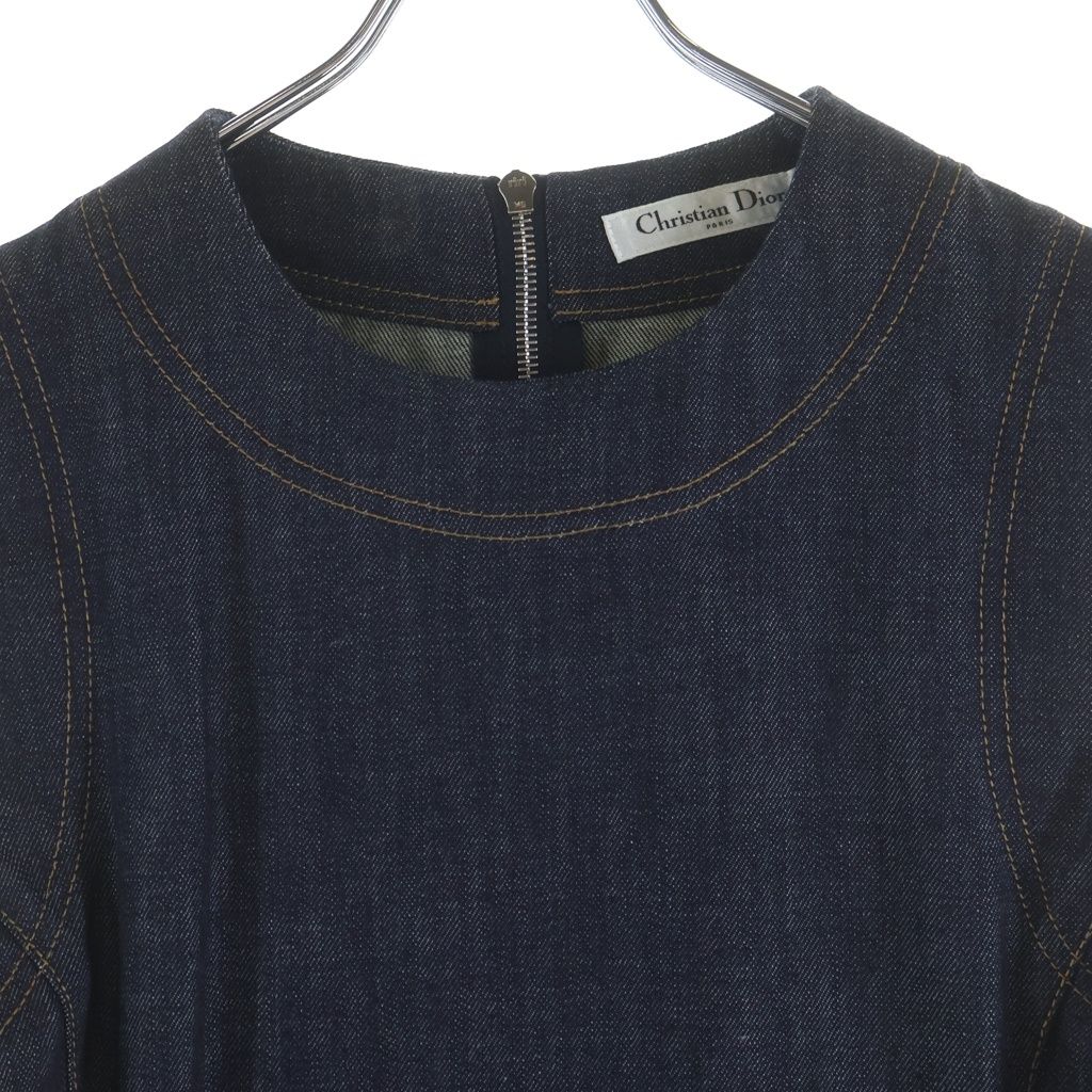 Dior Visual Dress Navy — view 3