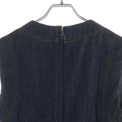 Dior Visual Dress Navy — view 4