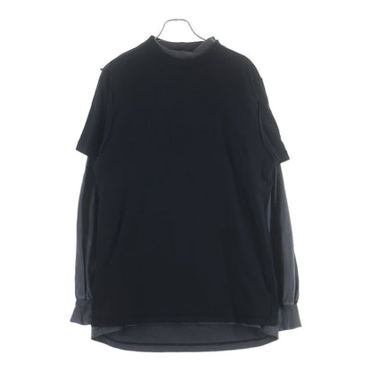 Balenciaga Inside Out Vintage Jersey Layered L S T-Shirt Long Sleeve T Black