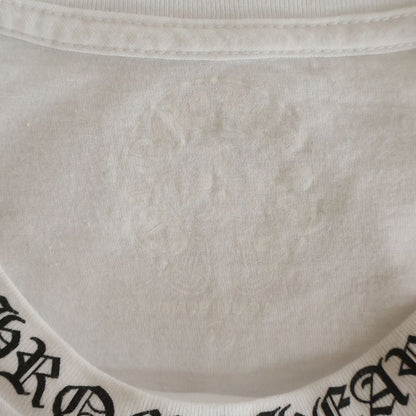 Chrome Hearts CH T-Shirt Neck Logo Short Sleeve White — view 7