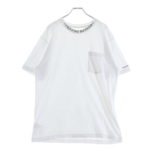Chrome Hearts CH T-Shirt Neck Logo Short Sleeve White